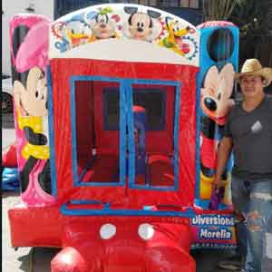 renta en morelia de Infleble brincolin mickey mouse chico